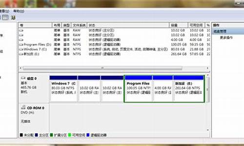 win7磁盘分区合并_win7系统盘合并分区